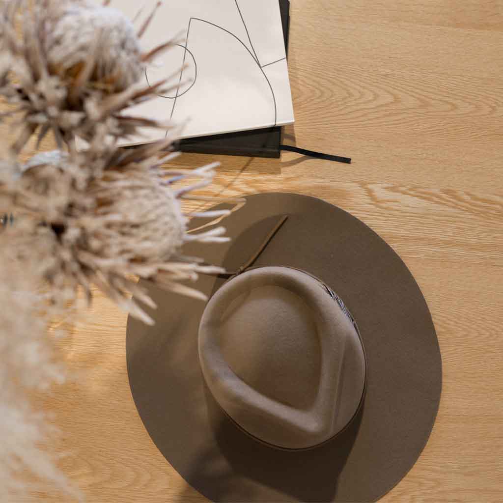 How to style your Wide Brim Fedora Hat